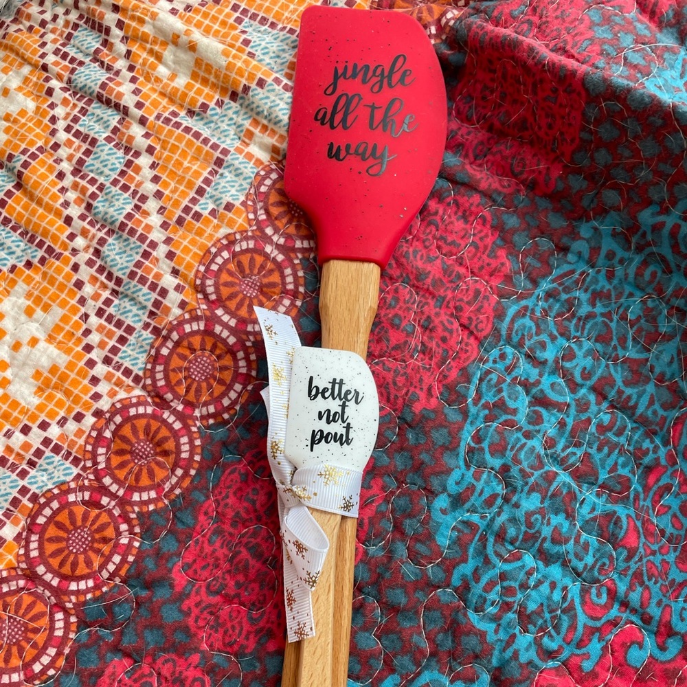 Bakers Christmas Themed spatulas
